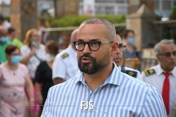 El Goro despide sus fiestas patronales con la procesión de la patrona/TA y Francisco Javier Santana.